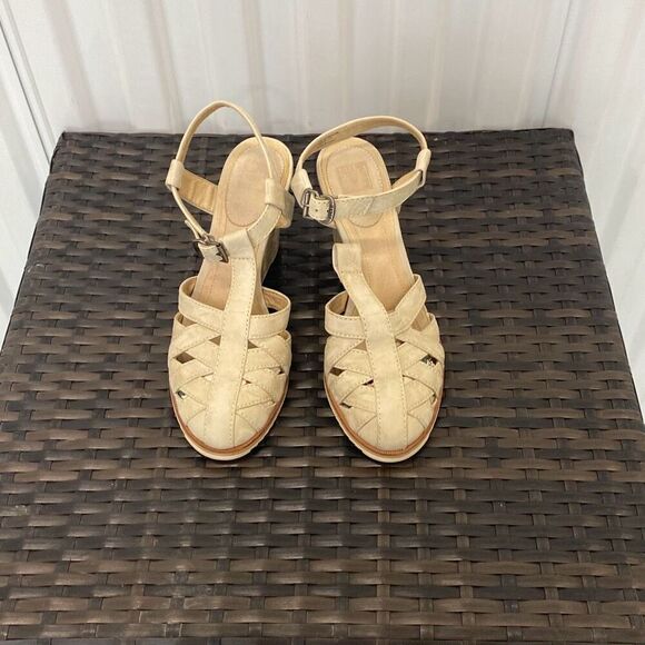 Frye wedge sandals, women’s size 10 - Picture 2 of 6